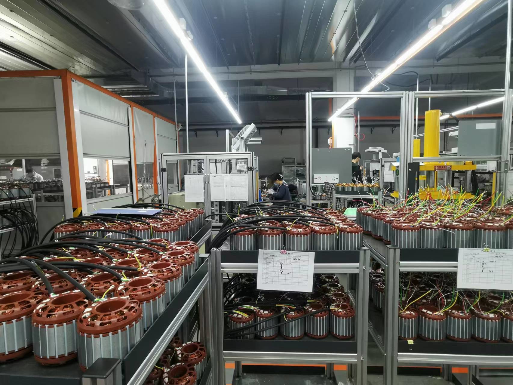 Shiro Motor (Shanghai) Co., Ltd. linha de produção da fábrica