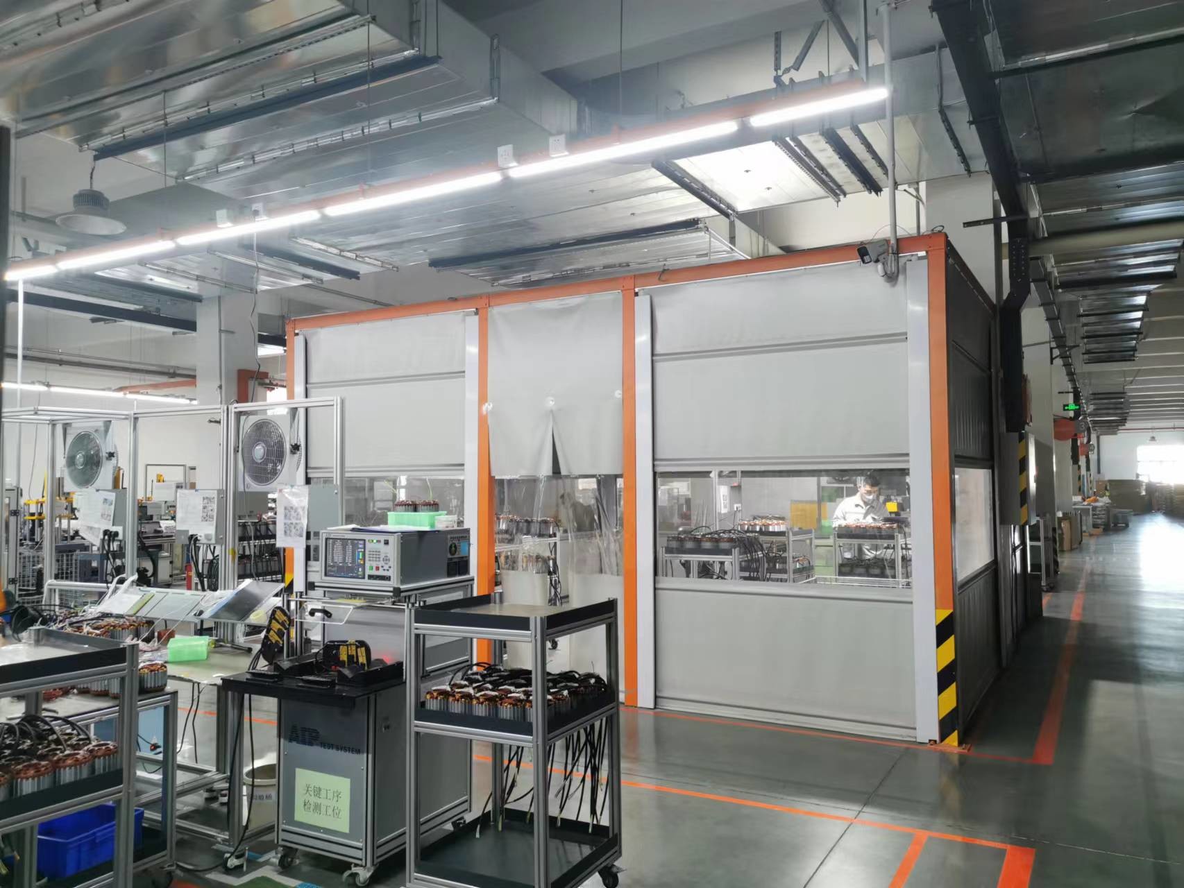 Shiro Motor (Shanghai) Co., Ltd. linha de produção da fábrica