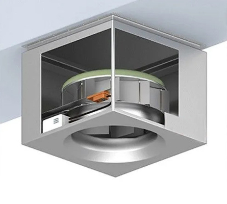 fã de ventilação do espaço de 710mm grande para o ventilador suspendido tubulação