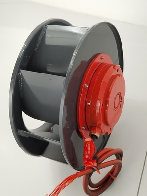 fã 0.30kW centrífugo inverso com o impulsor curto de Ring AL Alloy da entrada