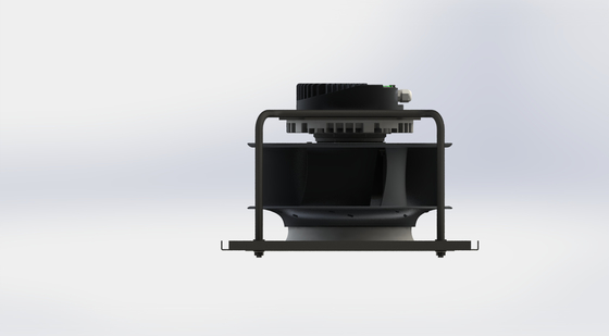 Resistência a altas temperaturas de 60°C IP54 com lâmina de 250 mm EC Fan