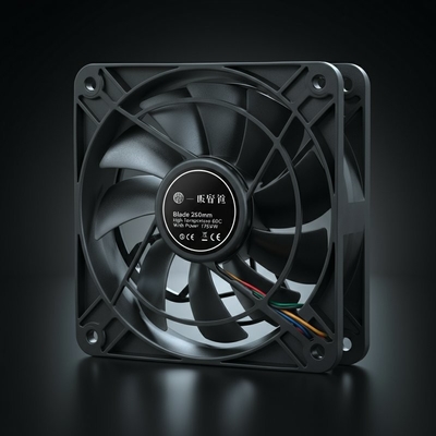Lâmina 250mm resistência a altas temperaturas de 60°C com Power 175W Axial Fan