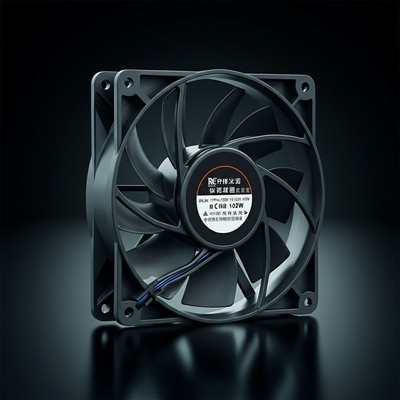 Potência da lâmina 175mm 102W resistência a altas temperaturas de 60°C EC Ventilador axial