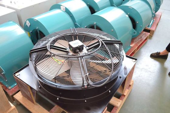 lâminas axiais trifásica do fã de ventilação 560mm de 850rpm seis Polo