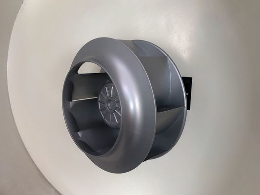 fã externo curvado inverso do rotor de Polo da fase monofásica 4 do fã de 355mm