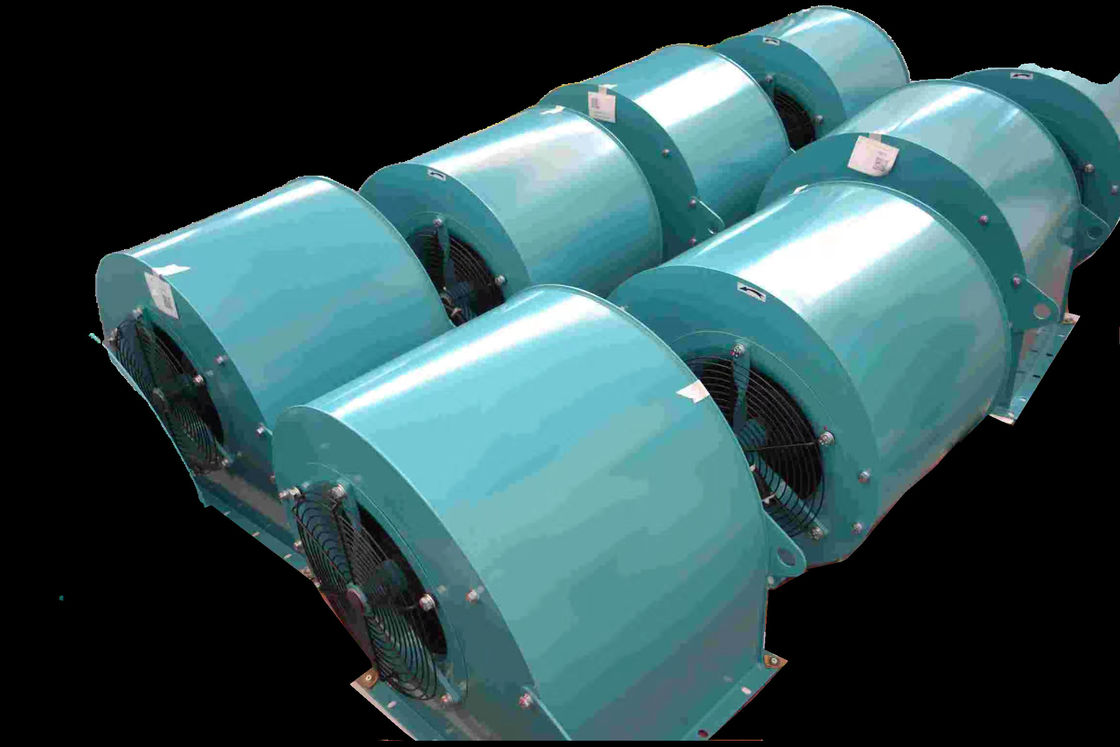 6 fã centrífugo dianteiro trifásico da entrada dupla 860 RPM de Polo com lâmina de 280mm